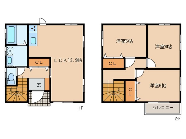 ブランペルレ４番館の物件間取画像